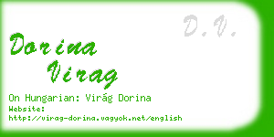 dorina virag business card